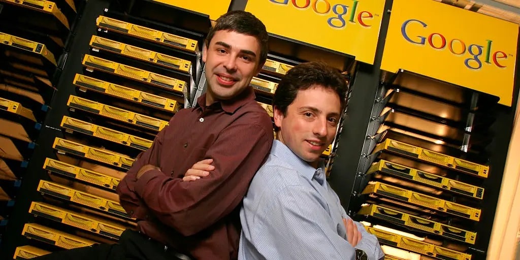 Larry Page Et Sergey Brin
